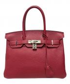 HERMESエルメス）の古着「Birkin 30 バーキン 30/トゴ/ルージュグレナ/X刻印：2016年製造/シルバー金具」｜ルージュグレナ