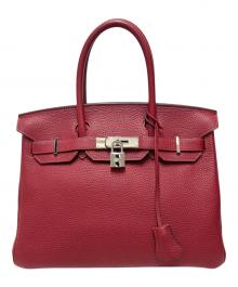 HERMES（エルメス）の古着「Birkin 30 バーキン 30/トゴ/ルージュグレナ/X刻印：2016年製造/シルバー金具」｜ルージュグレナ