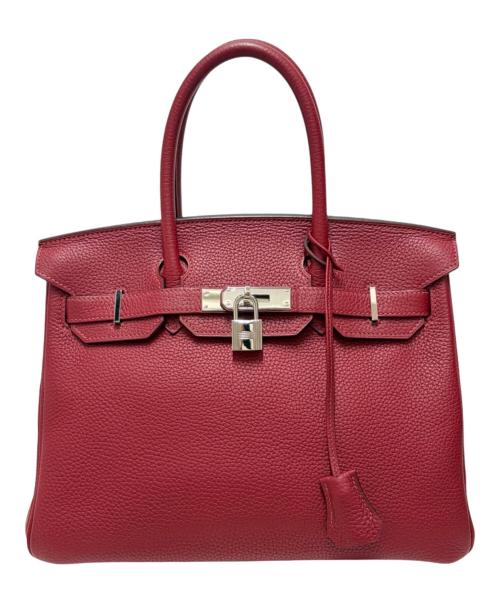 HERMES（エルメス）HERMES (エルメス) Birkin 30 バーキン 30/トゴ/ルージュグレナ/X刻印：2016年製造/シルバー金具 ルージュグレナ サイズ:30の古着・服飾アイテム