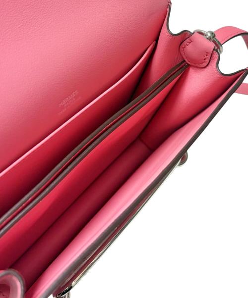 HERMES（エルメス）HERMES (エルメス) Roulis mini ロウリスミニ /スイフト/ピンク/Y刻印：2020年製造/シルバー金具 ピンク サイズ:ミニ/miniの古着・服飾アイテム