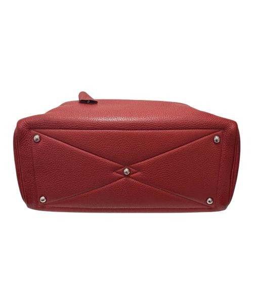 HERMES（エルメス）HERMES (エルメス) ヴィクトリア35/トリヨンクレマンス/レッド系/▢O刻印：2011年製造/シルバー金具 レッド系 サイズ:35の古着・服飾アイテム