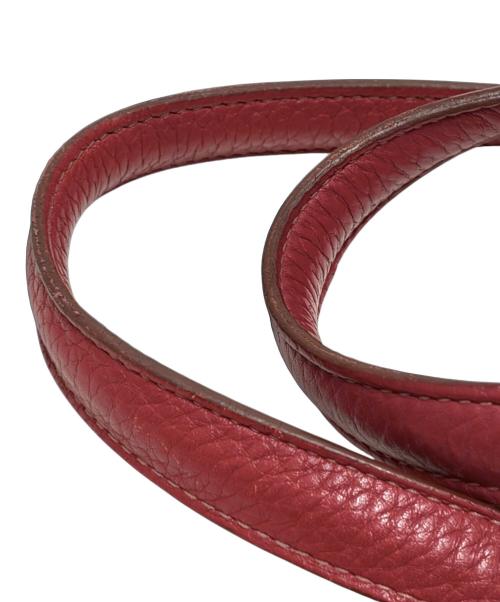 HERMES（エルメス）HERMES (エルメス) ヴィクトリア35/トリヨンクレマンス/レッド系/▢O刻印：2011年製造/シルバー金具 レッド系 サイズ:35の古着・服飾アイテム