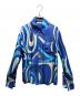 Emilio Pucci（エミリオ プッチ）の古着「総柄シルクシャツ」｜ブルー
