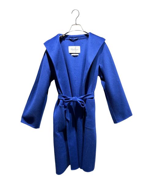 MaxMara（マックスマーラ）MaxMara (マックスマーラ) カシミヤコート ブルー サイズ:38の古着・服飾アイテム