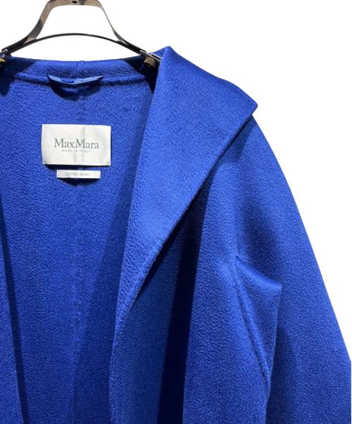 MaxMara（マックスマーラ）MaxMara (マックスマーラ) カシミヤコート ブルー サイズ:38の古着・服飾アイテム