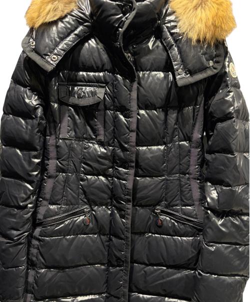 MONCLER（モンクレール）MONCLER (モンクレール) HERMIFUR/ダウンコート ブラック サイズ:1の古着・服飾アイテム