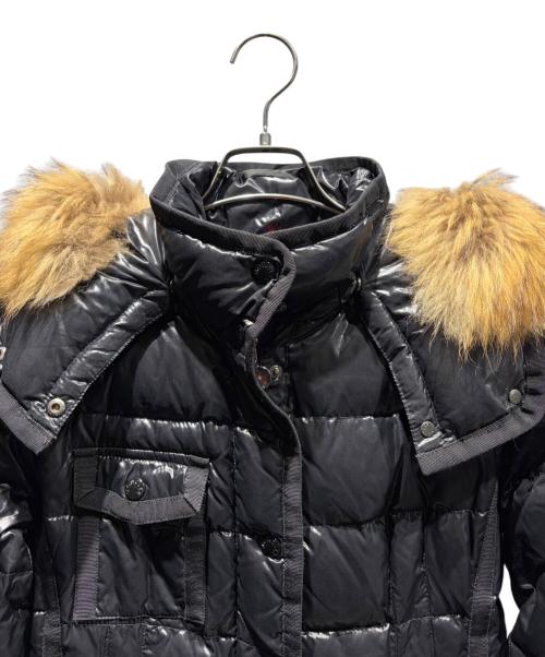 MONCLER（モンクレール）MONCLER (モンクレール) HERMIFUR/ダウンコート ブラック サイズ:1の古着・服飾アイテム