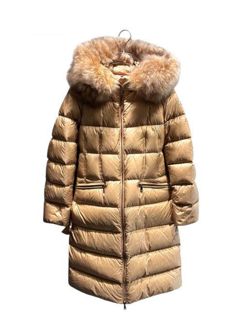 MONCLER（モンクレール）MONCLER (モンクレール) BOEDIC ダウンコート K20931C00015 595FE ベージュの古着・服飾アイテム