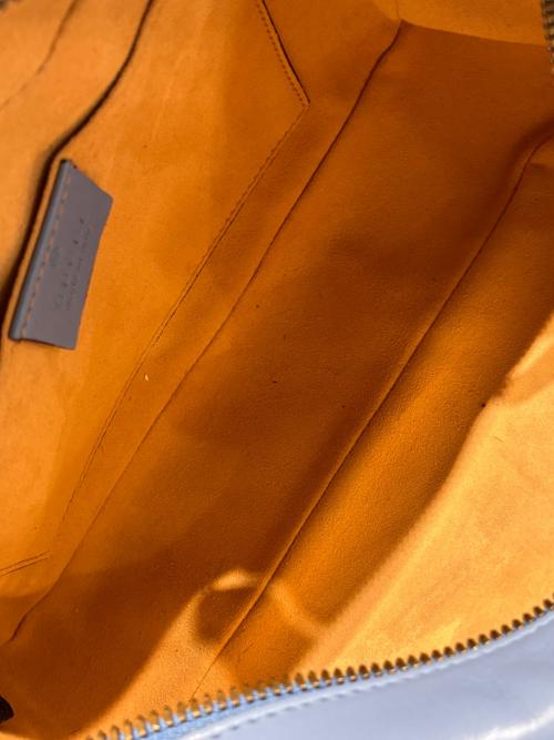 GUCCI（グッチ）GUCCI (グッチ) ショルダーバッグ ブルー×ゴールド金具 サイズ:スモール/smallの古着・服飾アイテム