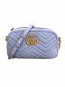 GUCCI（グッチ）の古着「ショルダーバッグ」｜ブルー×ゴールド金具