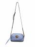 GUCCI (グッチ) ショルダーバッグ ブルー×ゴールド金具 サイズ:スモール/small：150000円