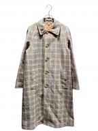 GUCCIグッチ）の古着「GGリバーシブルコート」｜ベージュ×ブラウン