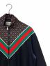 GUCCI (グッチ) GGスターオーバーサイズジャージージャケット ブラック サイズ:M：54000円