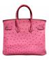 HERMES (エルメス) Birkin 25 バーキン 25/オーストリッチ/ピンク系/▢M刻印：2009年製造/シルバー金具 ピンク サイズ:25：2800000円