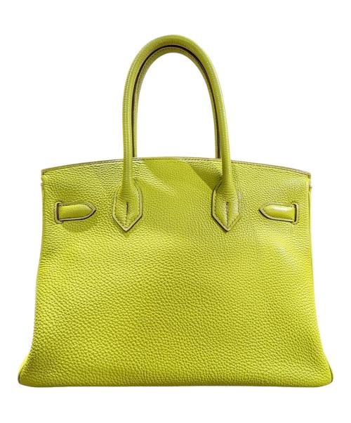 HERMES（エルメス）HERMES (エルメス) Birkin 30 バーキン 30/トゴ/ライムグリーン/▢K刻印：2007年製造/シルバー金具 ライムグリーン サイズ:30の古着・服飾アイテム