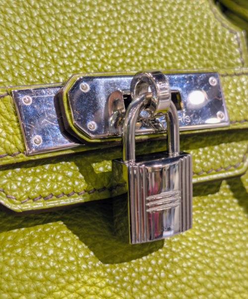 HERMES（エルメス）HERMES (エルメス) Birkin 30 バーキン 30/トゴ/ライムグリーン/▢K刻印：2007年製造/シルバー金具 ライムグリーン サイズ:30の古着・服飾アイテム