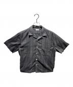 COMME des GARCONS HOMMEコムデギャルソン オム）の古着「半袖シャツ」｜ブラック