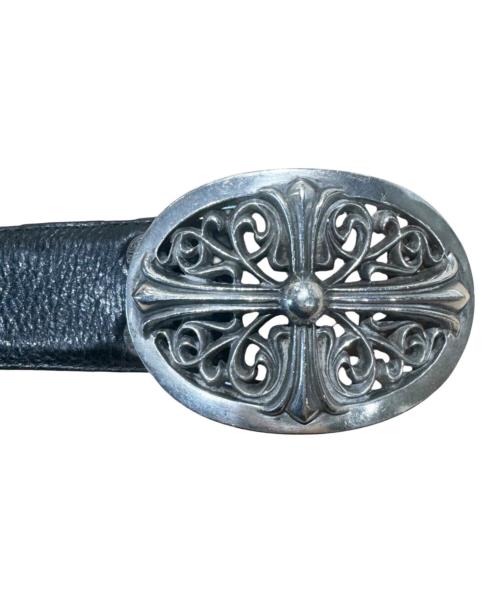CHROME HEARTS（クロムハーツ）CHROME HEARTS (クロムハーツ) クラシックオーバクロスベルト ブラック サイズ:32の古着・服飾アイテム