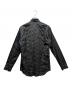 中古・古着 DIOR HOMME (ディオール オム) BEE刺繍総柄長袖シャツ ブラック サイズ:38：35000円