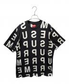 SUPREMEシュプリーム）の古着「Intarsia S/S Top」｜ブラック×ホワイト
