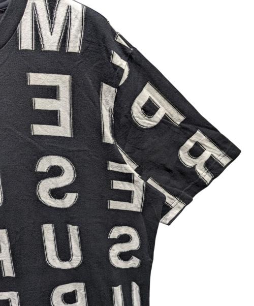 SUPREME（シュプリーム）SUPREME (シュプリーム) Intarsia S/S Top ブラック×ホワイト サイズ:Lの古着・服飾アイテム