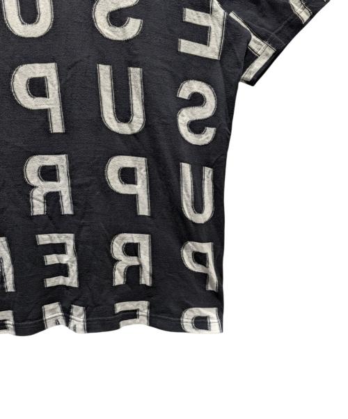 SUPREME（シュプリーム）SUPREME (シュプリーム) Intarsia S/S Top ブラック×ホワイト サイズ:Lの古着・服飾アイテム