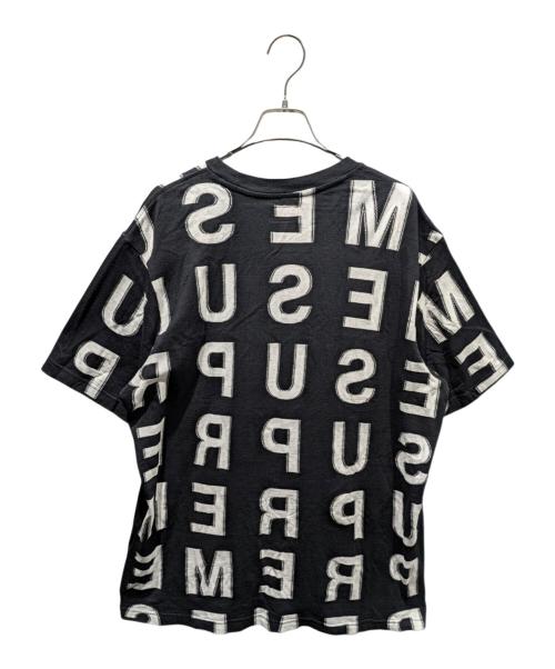 SUPREME（シュプリーム）SUPREME (シュプリーム) Intarsia S/S Top ブラック×ホワイト サイズ:Lの古着・服飾アイテム