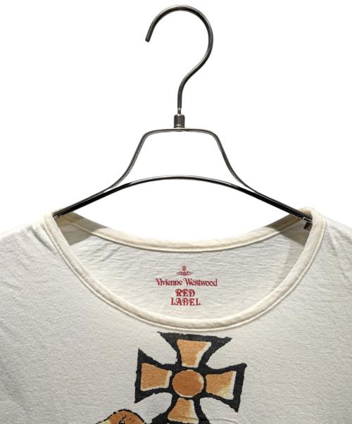 Vivienne Westwood RED LABEL（ヴィヴィアンウエストウッドレッドレーベル）Vivienne Westwood RED LABEL (ヴィヴィアンウエストウッドレッドレーベル) Vivienne Westwood RED LABEL鳥とオーブ 半袖Tシャツ ホワイト サイズ:3の古着・服飾アイテム