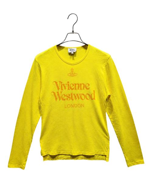 Vivienne Westwood（ヴィヴィアンウエストウッド）Vivienne Westwood (ヴィヴィアンウエストウッド) 長袖カットソー イエロー サイズ:48の古着・服飾アイテム