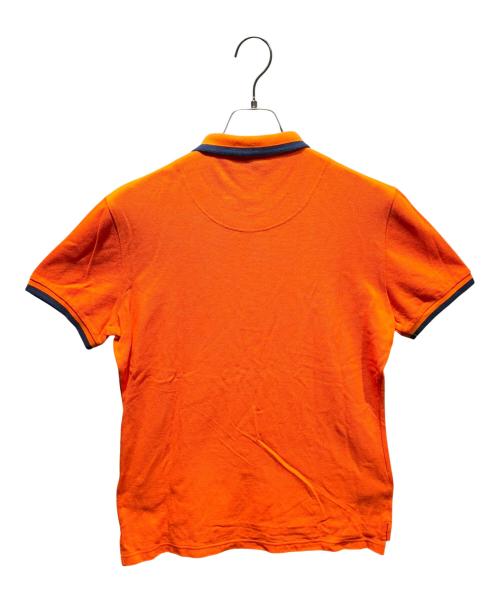 Vivienne Westwood（ヴィヴィアンウエストウッド）Vivienne Westwood (ヴィヴィアンウエストウッド) オーブ ブルーライン ポロシャツ オレンジ サイズ:48の古着・服飾アイテム