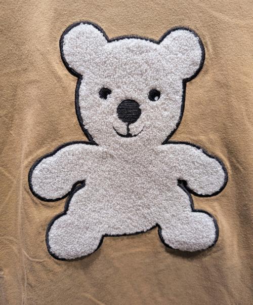 DOLCE & GABBANA（ドルチェ＆ガッバーナ）DOLCE & GABBANA (ドルチェ＆ガッバーナ) PILE BEAR半袖Tシャツ/熊/ベア/刺繍 ブラウン サイズ:Lの古着・服飾アイテム
