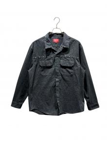 SUPREME（シュプリーム）の古着「Studded Work Shirt 22AW」｜ブラック