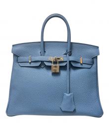 HERMES（エルメス）の古着「Birkin 25 バーキン 25 トリヨンクレマンス スカイブルー C刻印：2018年製造 シルバー金具」｜スカイブルー