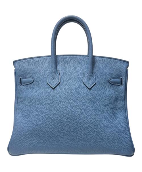 HERMES（エルメス）HERMES (エルメス) Birkin 25 バーキン 25 トリヨンクレマンス スカイブルー C刻印：2018年製造 シルバー金具 スカイブルー サイズ:25の古着・服飾アイテム