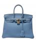 HERMES（エルメス）の古着「Birkin 25 バーキン 25 トリヨンクレマンス スカイブルー C刻印：2018年製造 シルバー金具」｜スカイブルー