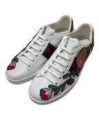GUCCIグッチ）の古着「ローカットスニーカー エース」｜ホワイト