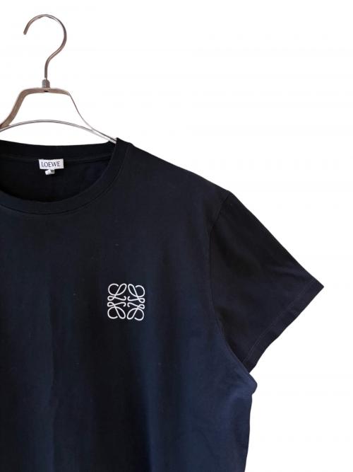 LOEWE（ロエベ）LOEWE (ロエベ) アナグラム刺繍Tシャツ ブラック サイズ:XLの古着・服飾アイテム