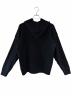 中古・古着 VERSACE (ヴェルサーチ) ロゴフーディニット ブラック サイズ:46：27000円