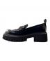 中古・古着 VERSACE (ヴェルサーチ) メデューサ 厚底レザーローファー サイズ:38：30000円