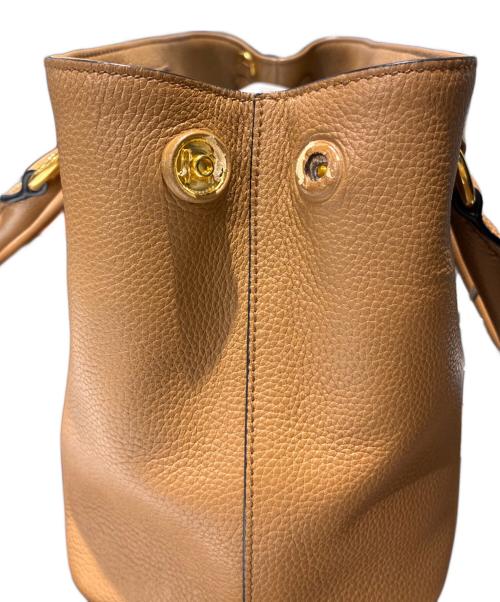 PRADA（プラダ）PRADA (プラダ) VITELLO PHENIX 2WAYバッグ/ショルダーバッグ/ハンドバッグ ブラウンの古着・服飾アイテム