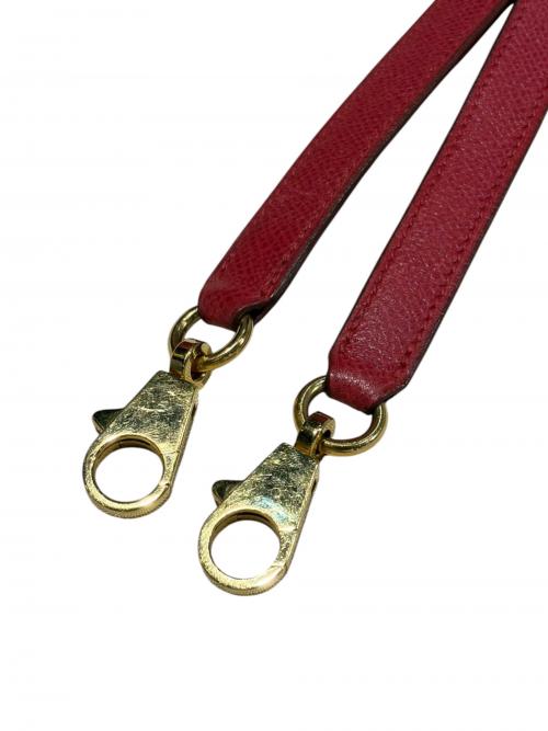 HERMES（エルメス）HERMES (エルメス) Kelly 28 ケリー 28/外縫い/クシュベル/レッド系/〇X刻印：1994年製造/ゴールド金具 レッド系 サイズ:28の古着・服飾アイテム