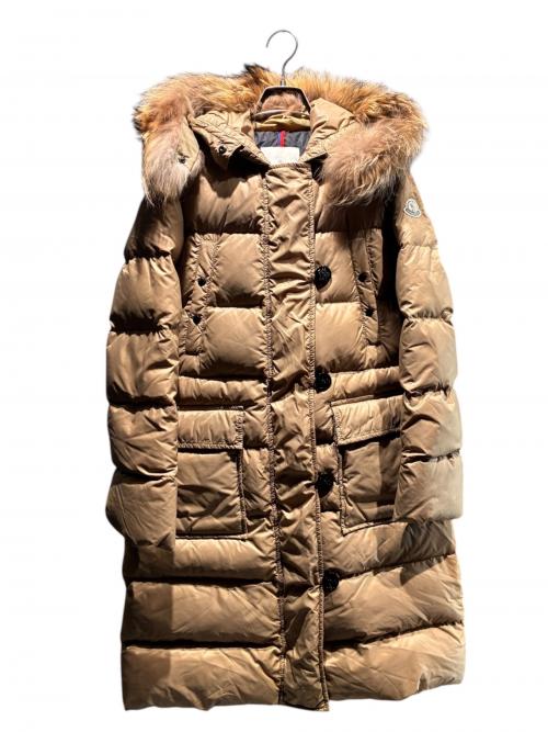 MONCLER（モンクレール）MONCLER (モンクレール) ダウンコート ベージュ サイズ:1の古着・服飾アイテム