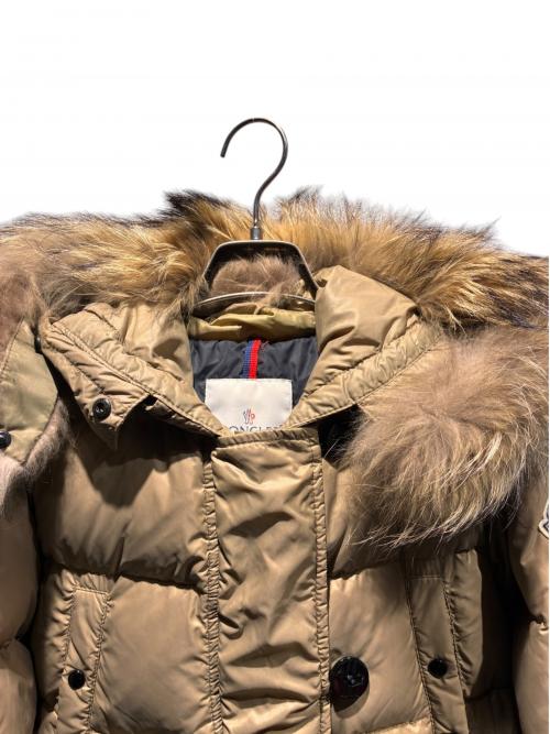 MONCLER（モンクレール）MONCLER (モンクレール) ダウンコート ベージュ サイズ:1の古着・服飾アイテム