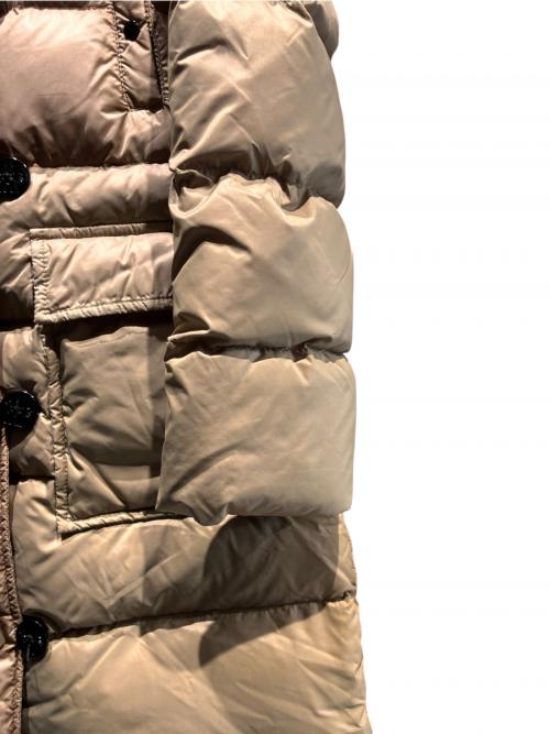 MONCLER（モンクレール）MONCLER (モンクレール) ダウンコート ベージュ サイズ:1の古着・服飾アイテム
