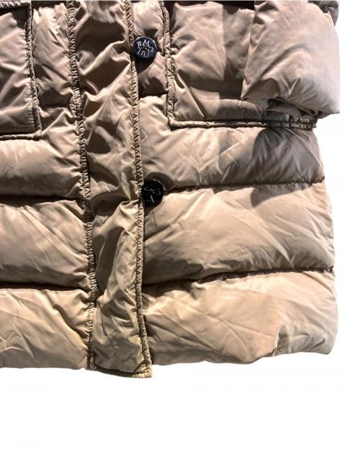 MONCLER（モンクレール）MONCLER (モンクレール) ダウンコート ベージュ サイズ:1の古着・服飾アイテム