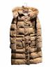 MONCLER（モンクレール）の古着「ダウンコート」｜ベージュ