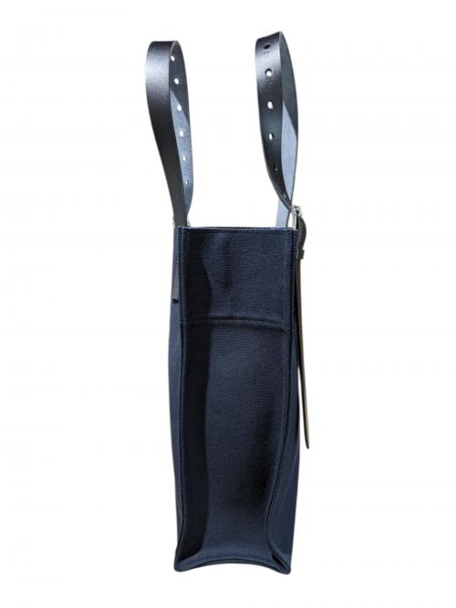 HERMES（エルメス）HERMES (エルメス) Etriviere Shopping bag エトリヴィエール・ショッピングトートバッグ ブルーマリン×ブラック サイズ:- 未使用品の古着・服飾アイテム