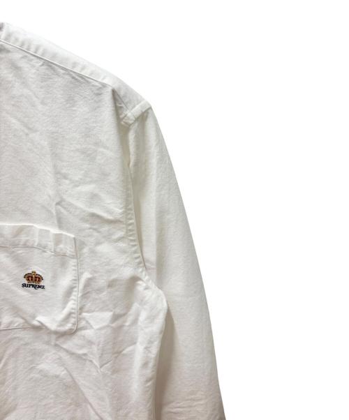 SUPREME（シュプリーム）SUPREME (シュプリーム) Loose Fit Flannel Oxford Shirt ホワイト サイズ:Sの古着・服飾アイテム