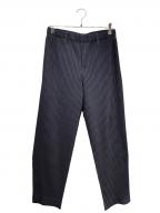 HOMME PLISSE ISSEY MIYAKEオム プリッセ イッセイ ミヤケ）の古着「BASICS プリーツパンツ」｜ネイビー
