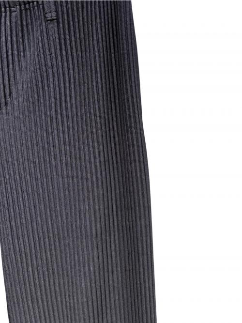 HOMME PLISSE ISSEY MIYAKE（オム プリッセ イッセイ ミヤケ）HOMME PLISSE ISSEY MIYAKE (オム プリッセ イッセイ ミヤケ) BASICS プリーツパンツ ネイビー サイズ:2の古着・服飾アイテム